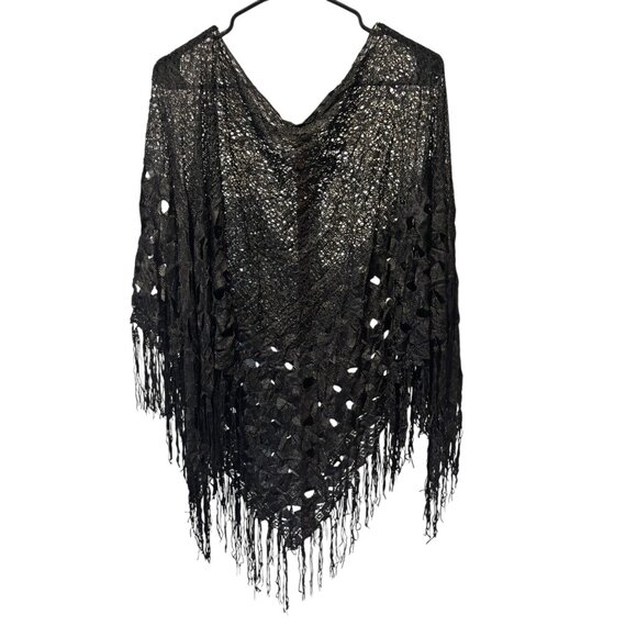 Jonden Sweaters - Jonden Women's Black Shawl